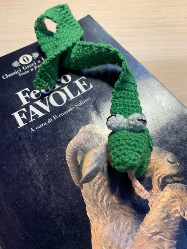 Segnalibro a forma di serpente