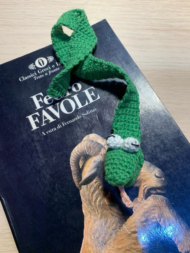 Segnalibro a forma di serpente