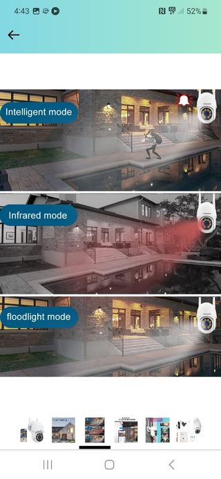 Cámara de vigilancia WiFi exterior nueva