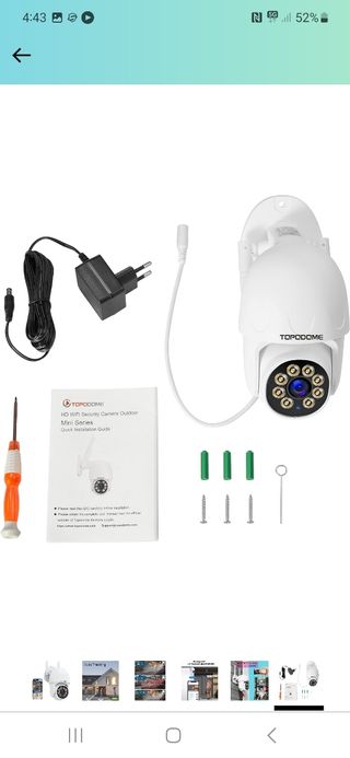 Cámara de vigilancia WiFi exterior nueva