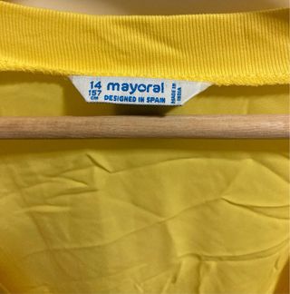 Casaco amarelo da Mayoral 14 anos