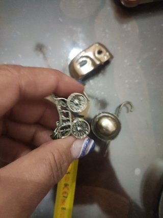 Argento massiccio casa bacheca lata muyer ombr