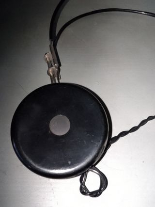 Auriculares de baquelita antiguos