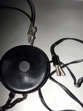 Auriculares de baquelita antiguos
