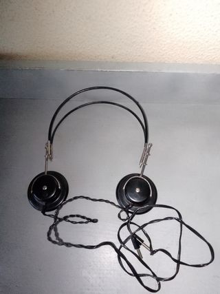 Auriculares de baquelita antiguos