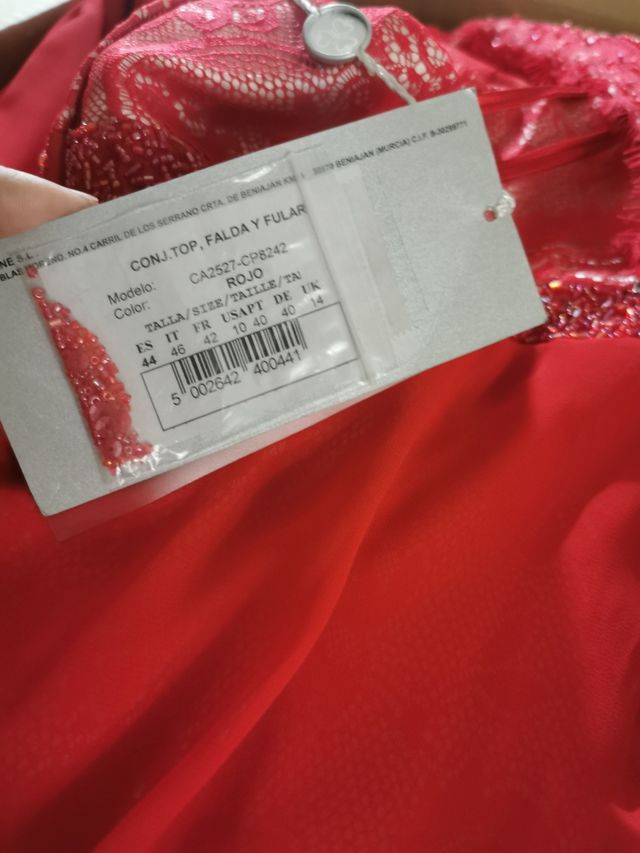 LIQUIDACION! Conjunto nuevo alta costura talla 44