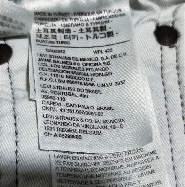 Levi Strauss 511 W30/L34