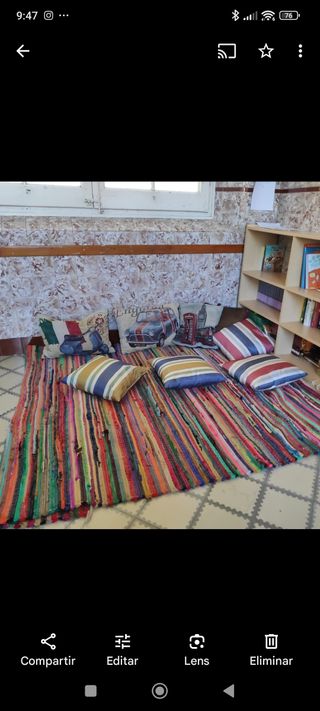 Alfombra + cojines
