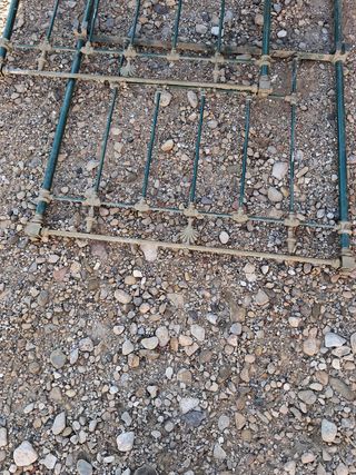 Cabecero piecero cama antiguo