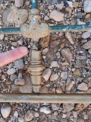 Cabecero piecero cama antiguo