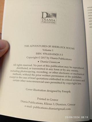 THE ADVENTURES OF SHERLOCK HOLMES VOL. 1 (INGLES)