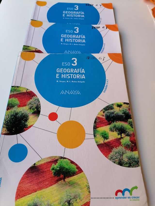 los 3 .Geografia e historia 3 eso c. Valenciana
