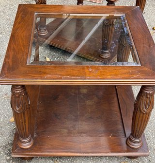 Tavolini bassi classici in legno