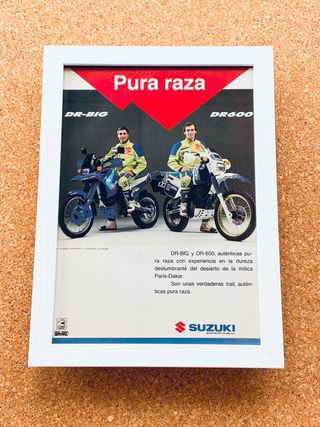 SUZUKI DR BIG DR600 cuadro cartel catalogo anuncio