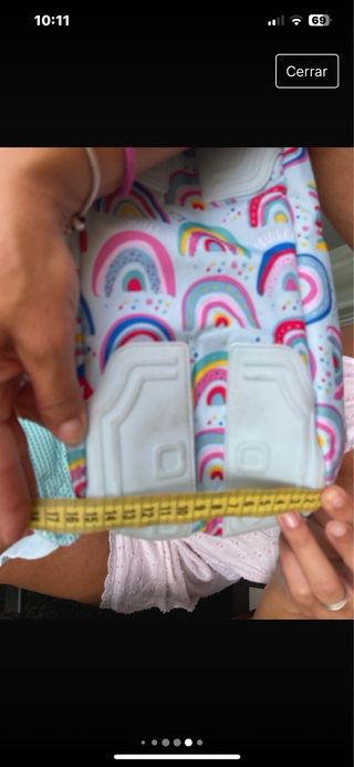 Mochila escolar niña Glow lab Arcoiris