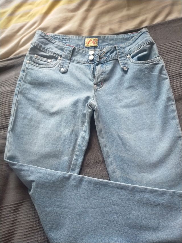 pantaloni in jeans da ragazza t31/32