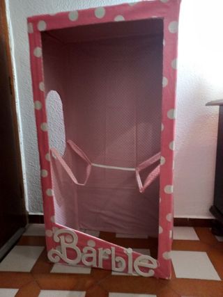 Disfraz de caja de Barbie