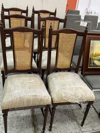 6 sillas restauradas