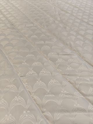 Colcha vintage reversible + cojines (lavada)