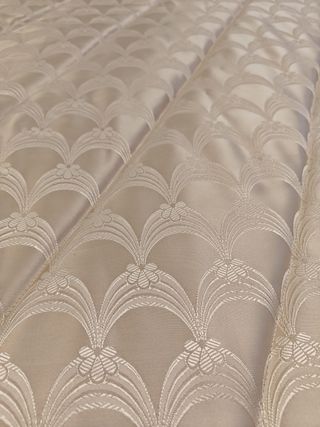 Colcha vintage reversible + cojines (lavada)