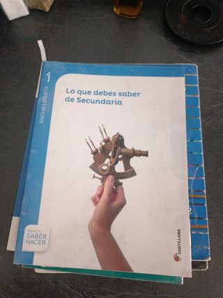 Libro de 1 de bachillerato,proyecto sabe