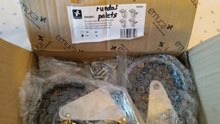 Ruedas palets o muebles