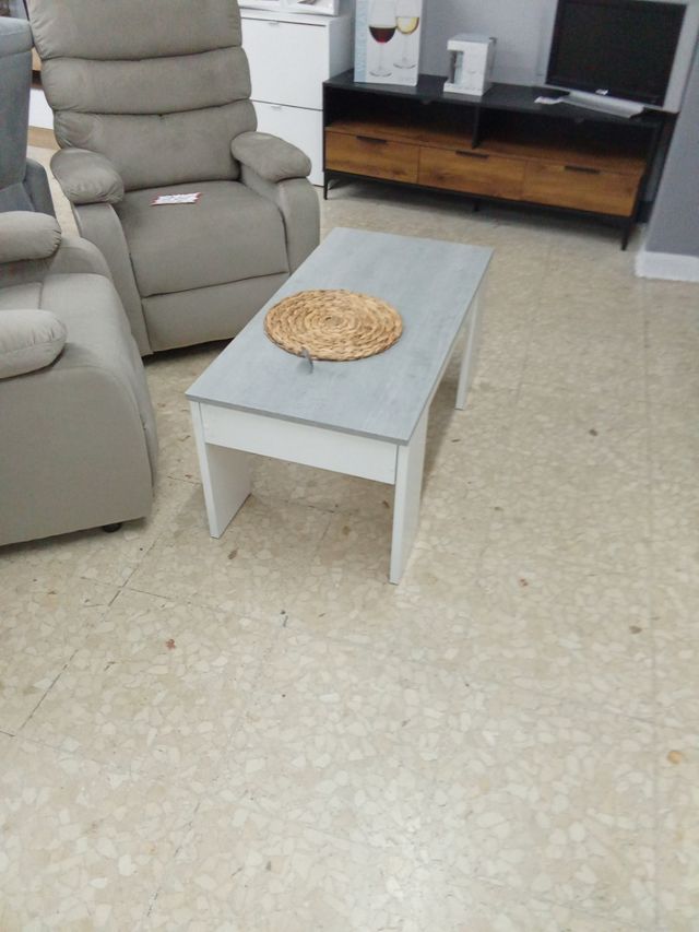 Mesa de centro elevable