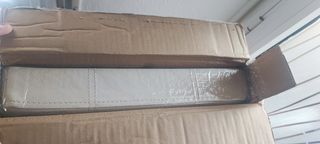 Puff almacenamiento color beige