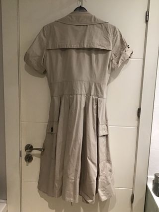 Vestido gabardina mujer Zara M