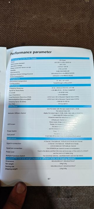 Etapa digital profesional K20 9520w