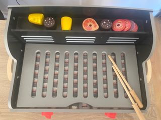 barbacoa juego de madera