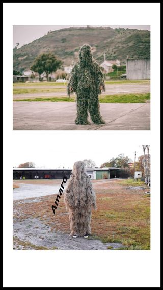 Fato Completo Camuflado 3D Caça/Militar/Airsoft (2