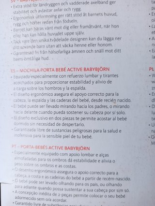Mochila porta bebé