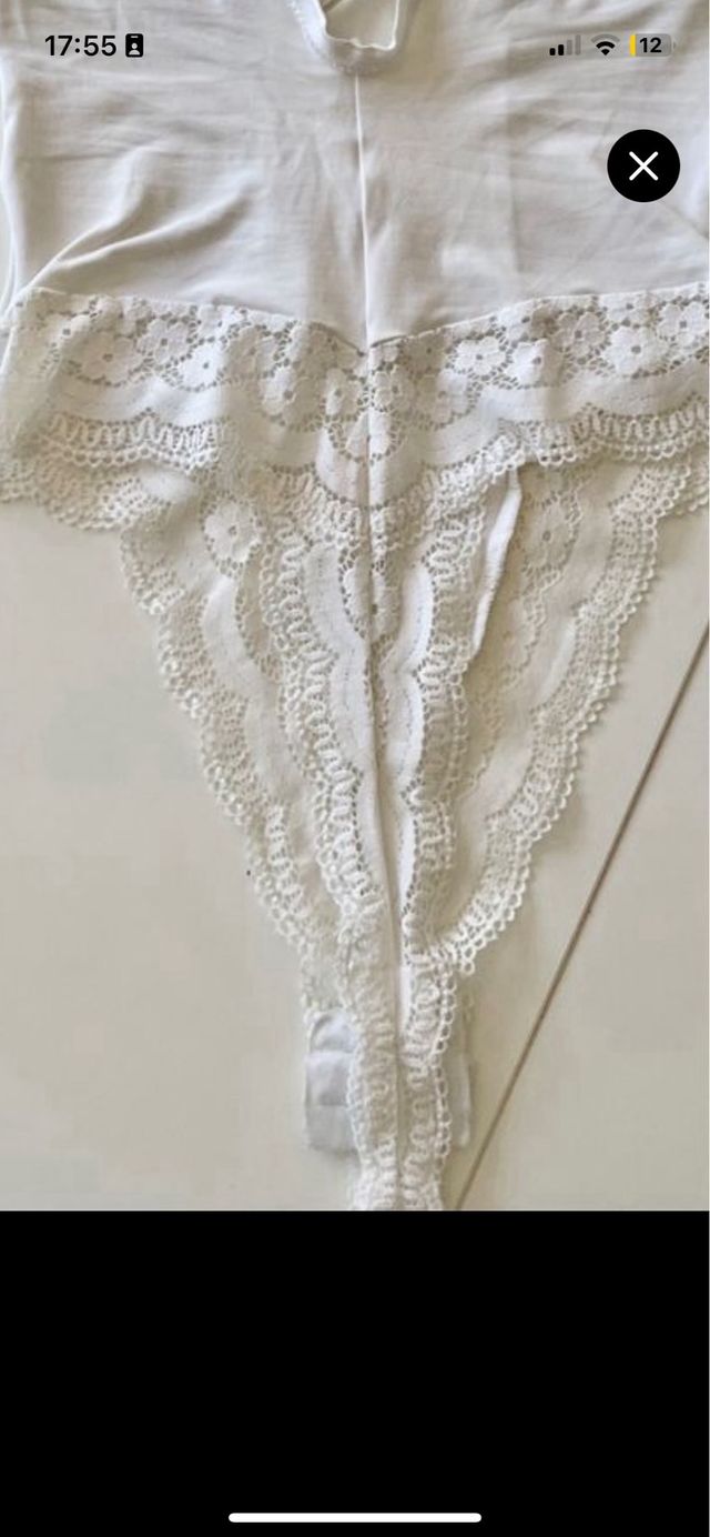 Body sgambato in pizzo