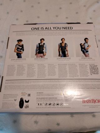 Mochila bebé  BABYBJÖRN desde 0 -36 meses