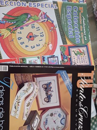 Revistas Punto de cruz variadas