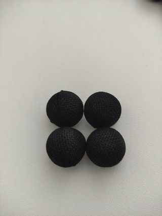 Conjunto botones vintage forrados tela 1