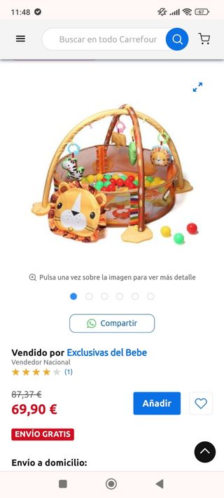 Gimnasio de bebé / parque de niño / kiokids