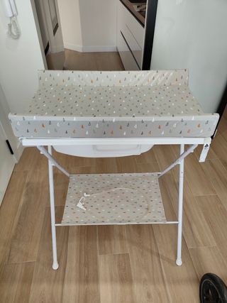 Bañera bebé con cambiador