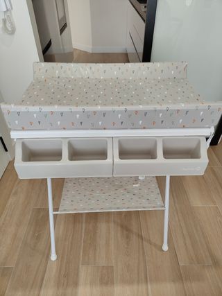 Bañera bebé con cambiador