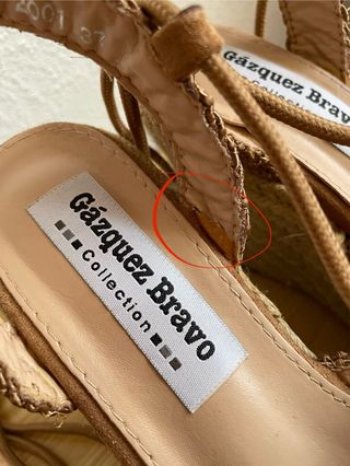 Sandalias cuña de Gázquez Bravo