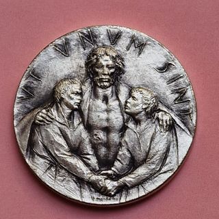 Medaglia Sacra col. argento