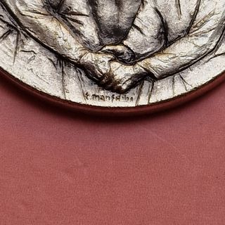 Medaglia Sacra col. argento