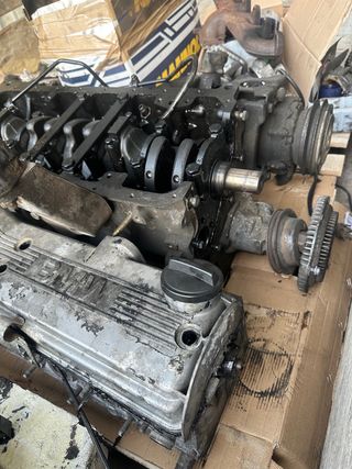 Motor bmw 24td para peças turbo