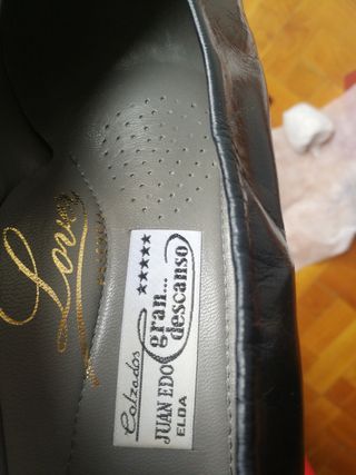Zapatos piel señora