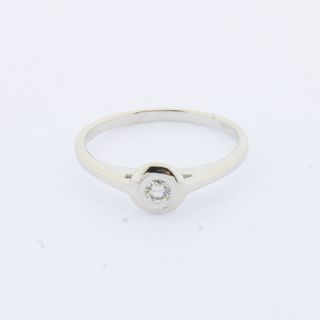 Anillo oro con brillante