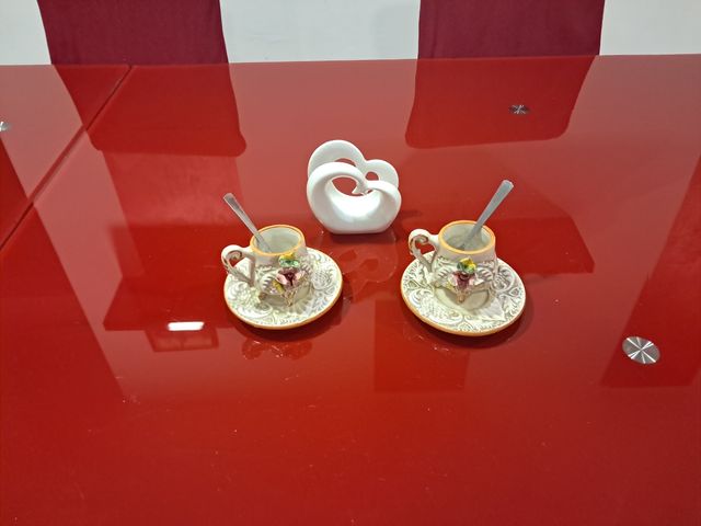 Tazzine in porcellana di capodimonte vintage