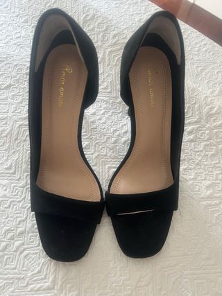 Zapatos tacón negros