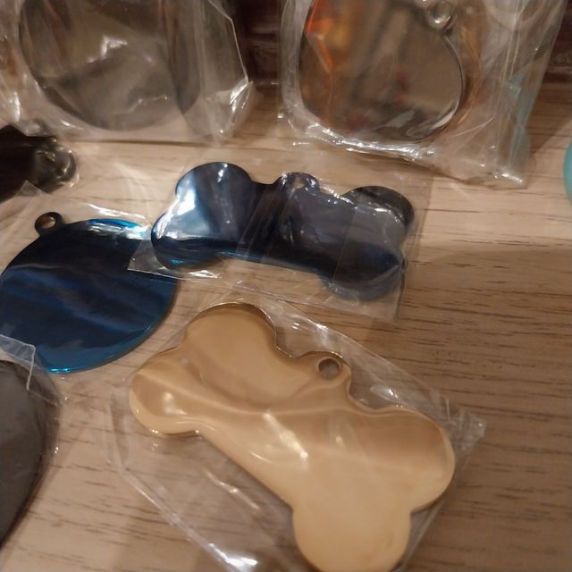 250 Medallas Placas Identificador Mascotas,