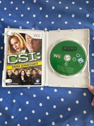 videogioco CSI nintendo wii